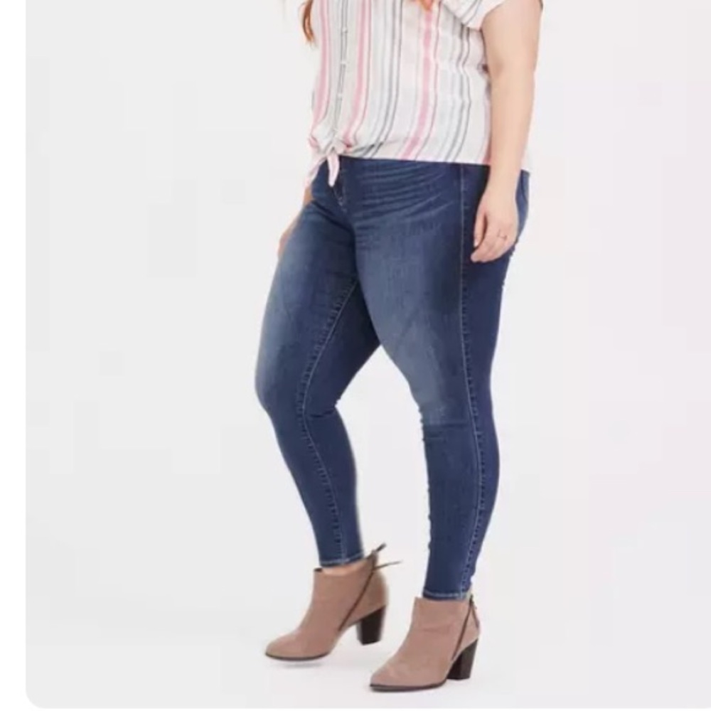 torrid Dark Blue Skinny Jeans